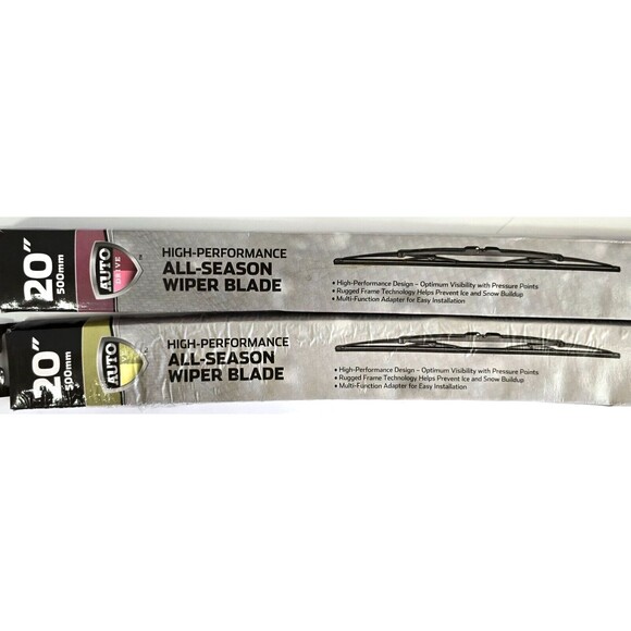 20" All-Season Wiper Blades High-Performance By Auto Drive Set of 2 - Picture 3 of 7